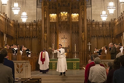 Choral Evensong worship service
